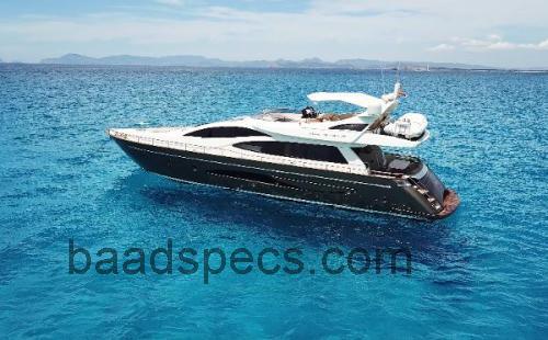 Riva 75 Venere Super tekniske specifikationer 